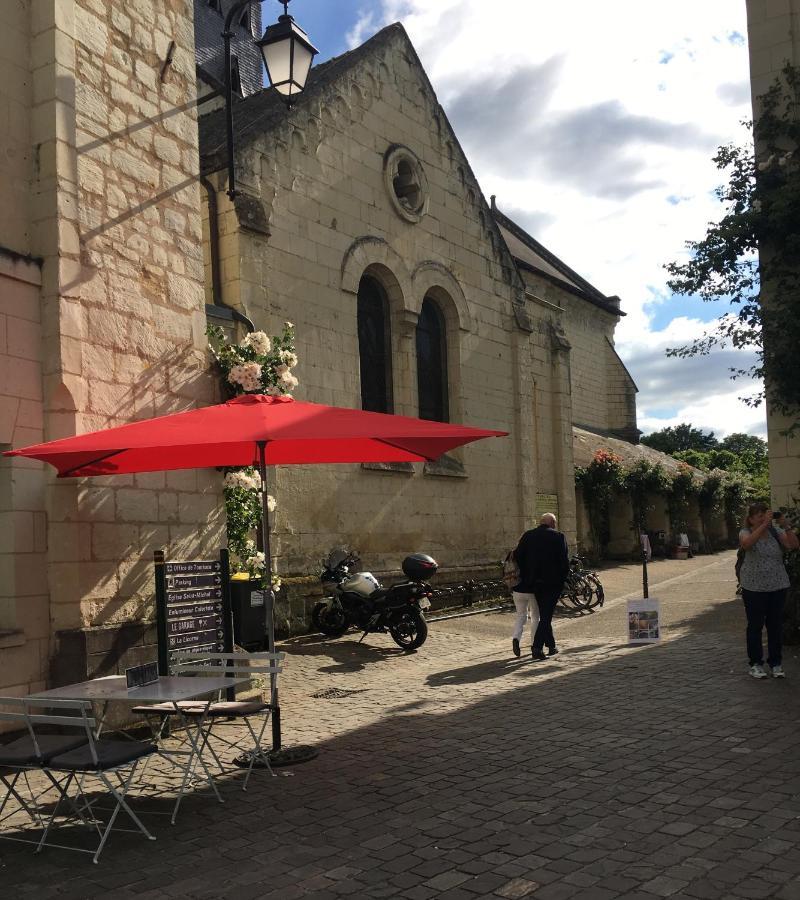 Studio La Grange Fontevrault-l'Abbaye Exterior foto